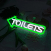 neon lamp toilet