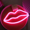 neon lampje lipjes