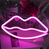 neon lampje lippen