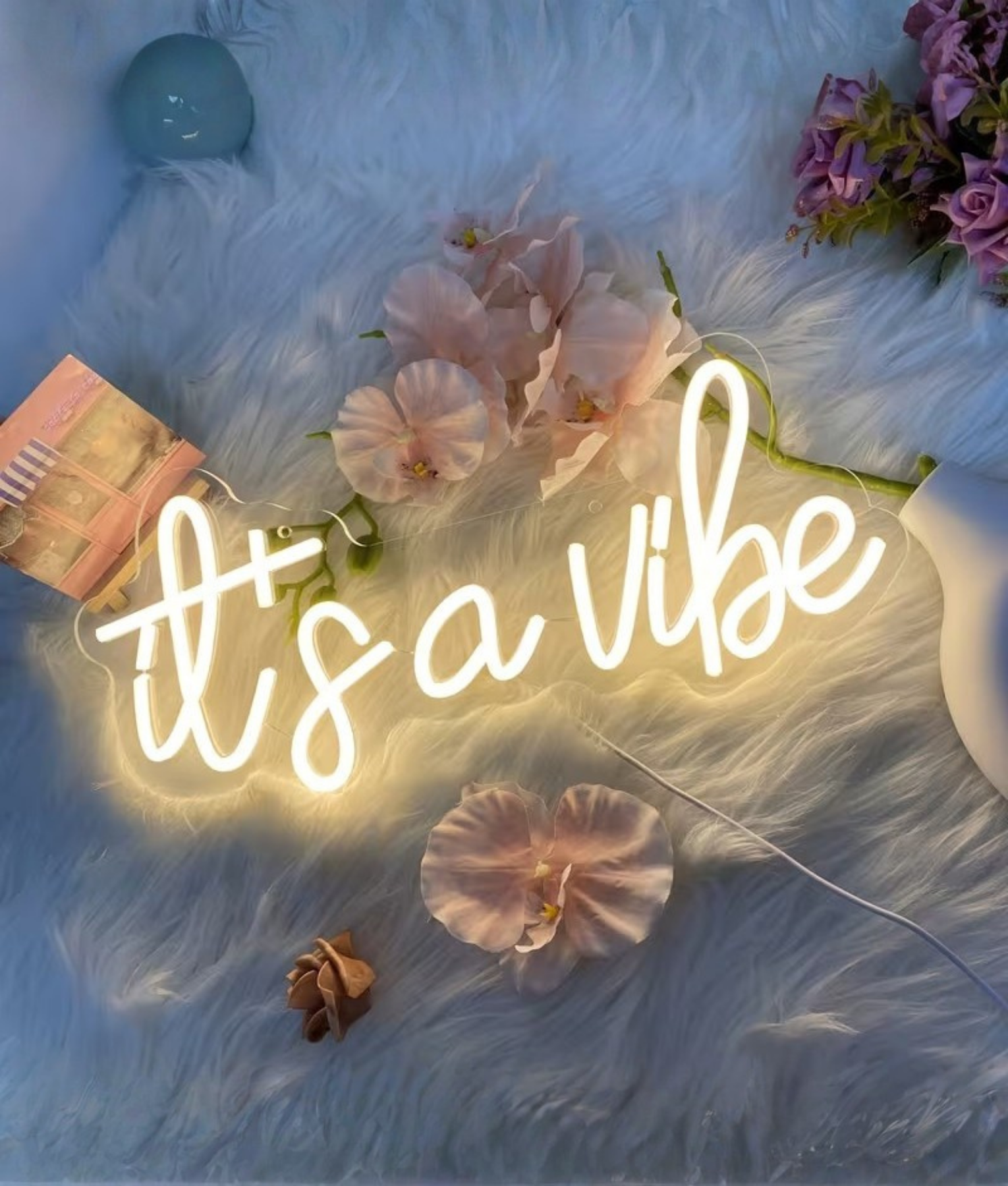 neon led its a vibe