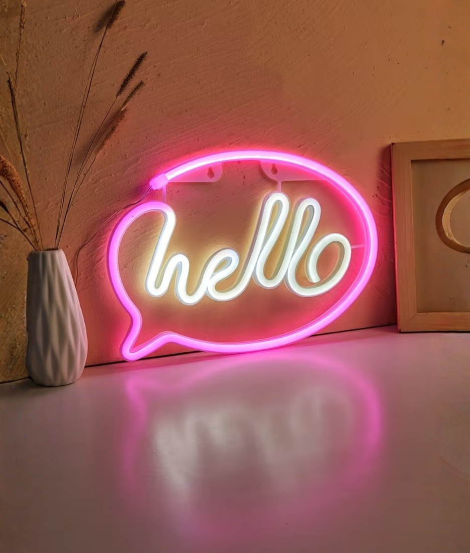 neon message lamp neon