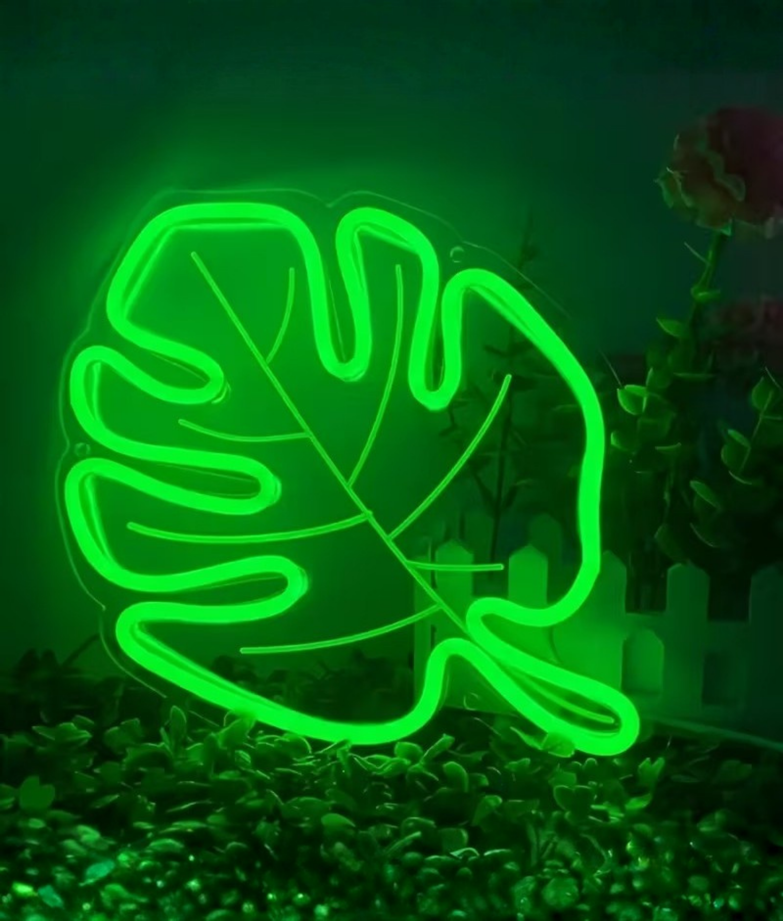 plant blad neon led