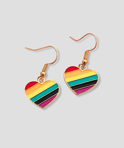 pride hart oorbellen