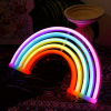 rainbow neon