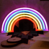 regenboog lamp neon