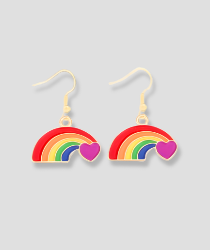 regenboog oorbellen