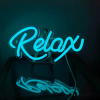 relax neon bordjes