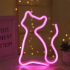 roze kat lamp