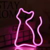 roze kat neon
