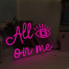 roze neon lamp