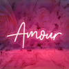 roze neon lamp