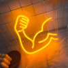 spierballen neon lamp