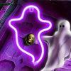 spooky halloween neon