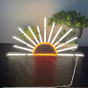 sunset lamp neon bed
