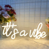 text neon light