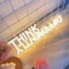 think differently neon licht