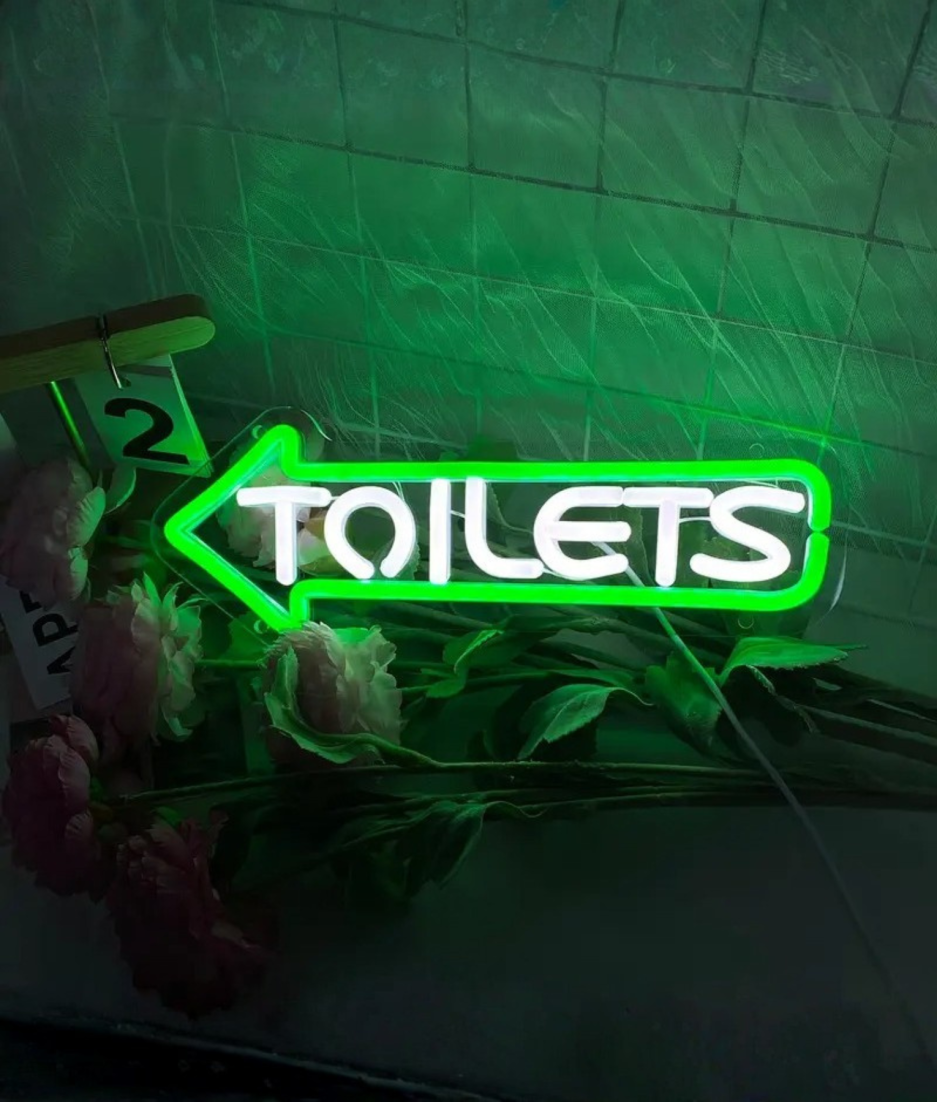 toilet lampen neon