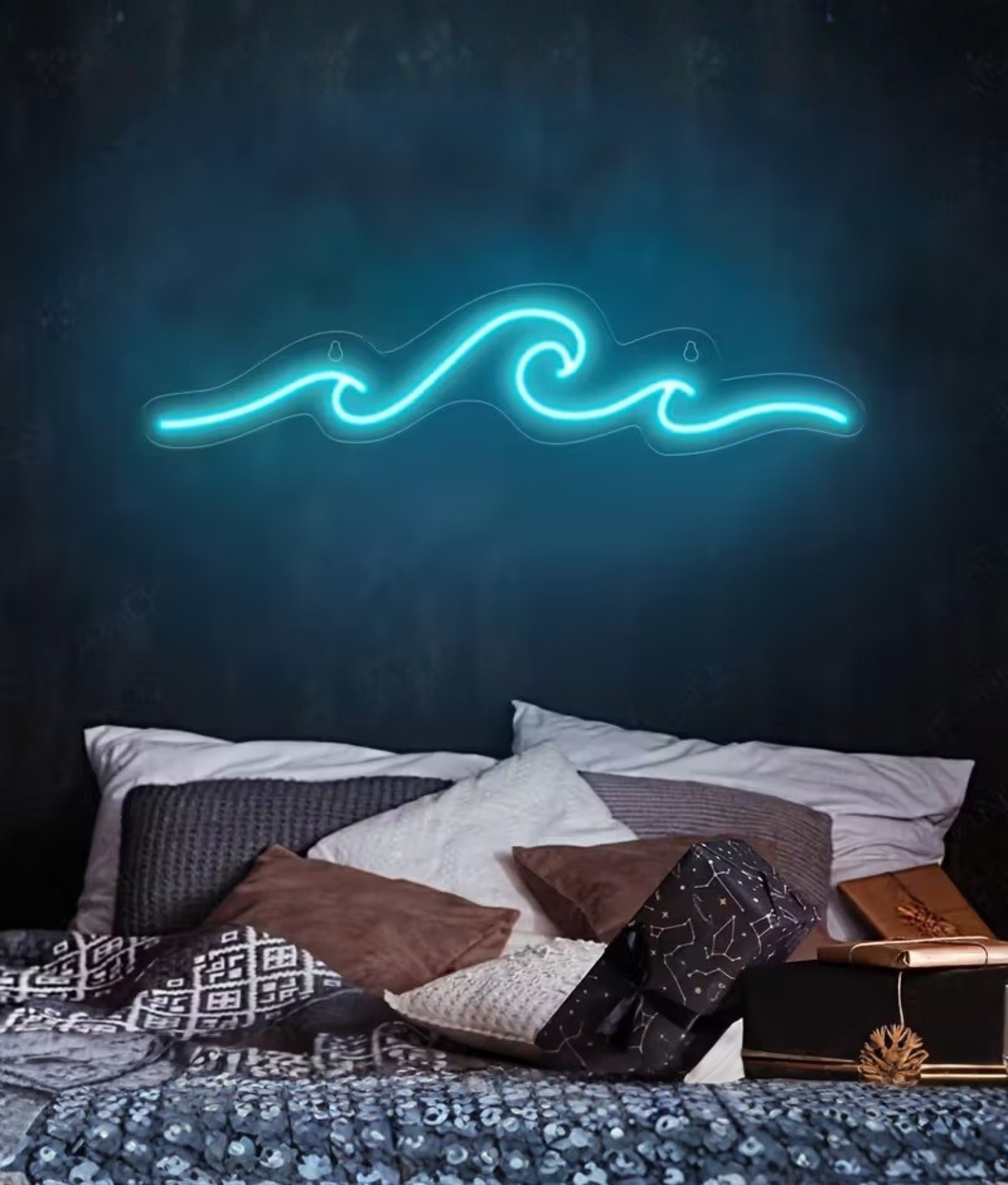 wave lampjes neon