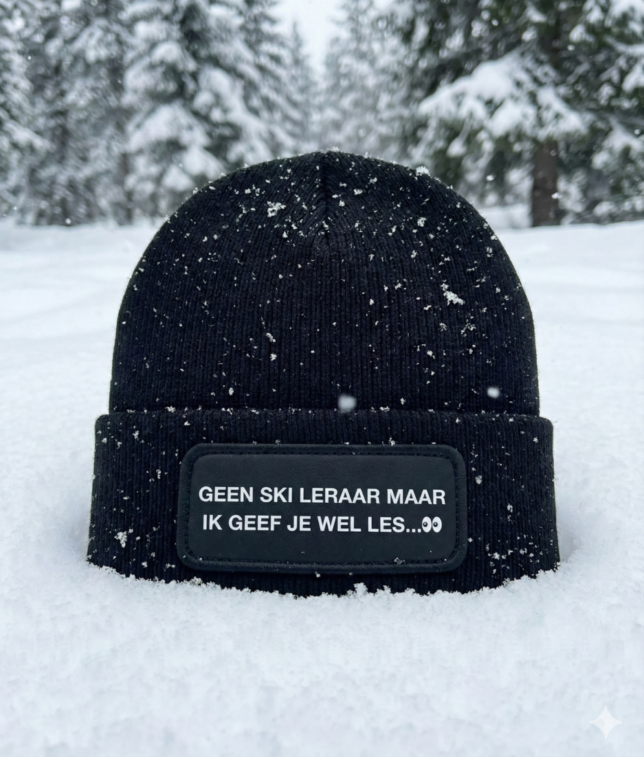 Geen ski leraar muts