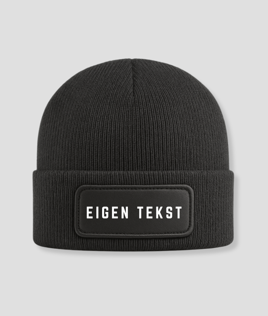 eigen tekst muts