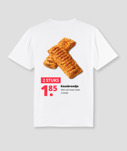 kaas broodje tshirt