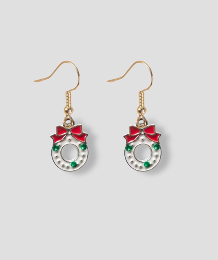 oorbel kerst thema