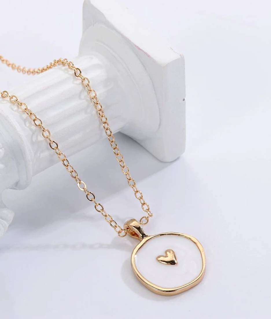 wit creme ketting