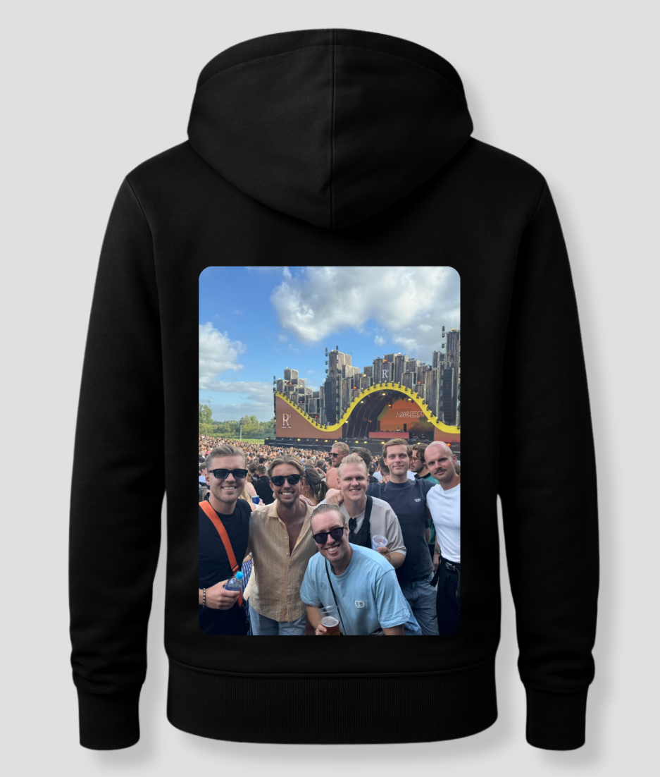 eigen foto op je hoodie