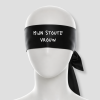eigen tekst op een blinddoek