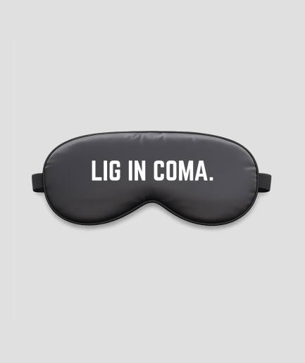 in coma slaapmasker