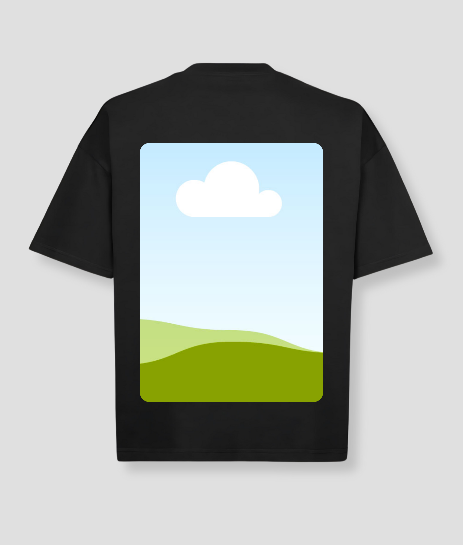 oversized shirt eigen foto