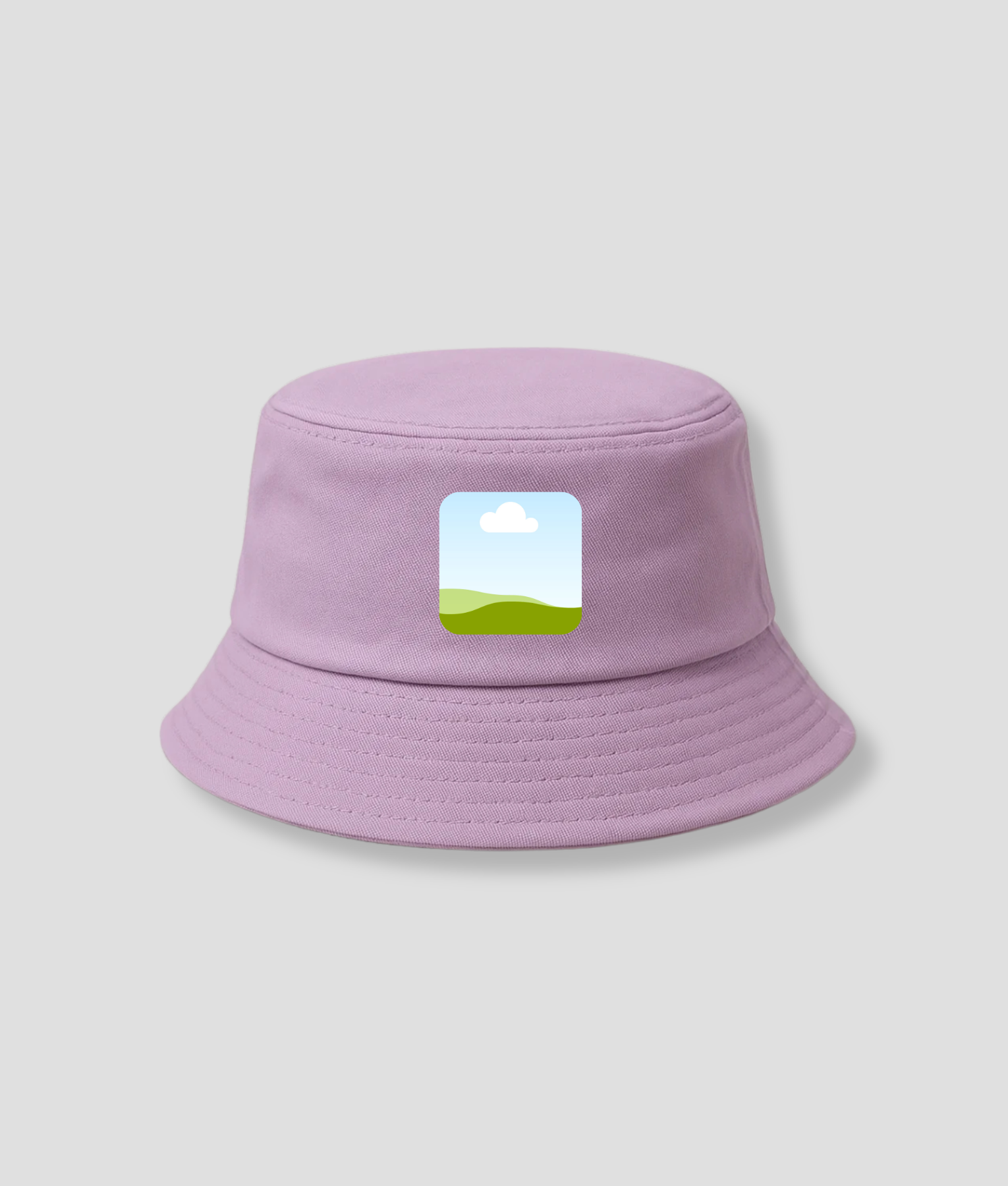 paarse buckethat eigen foto