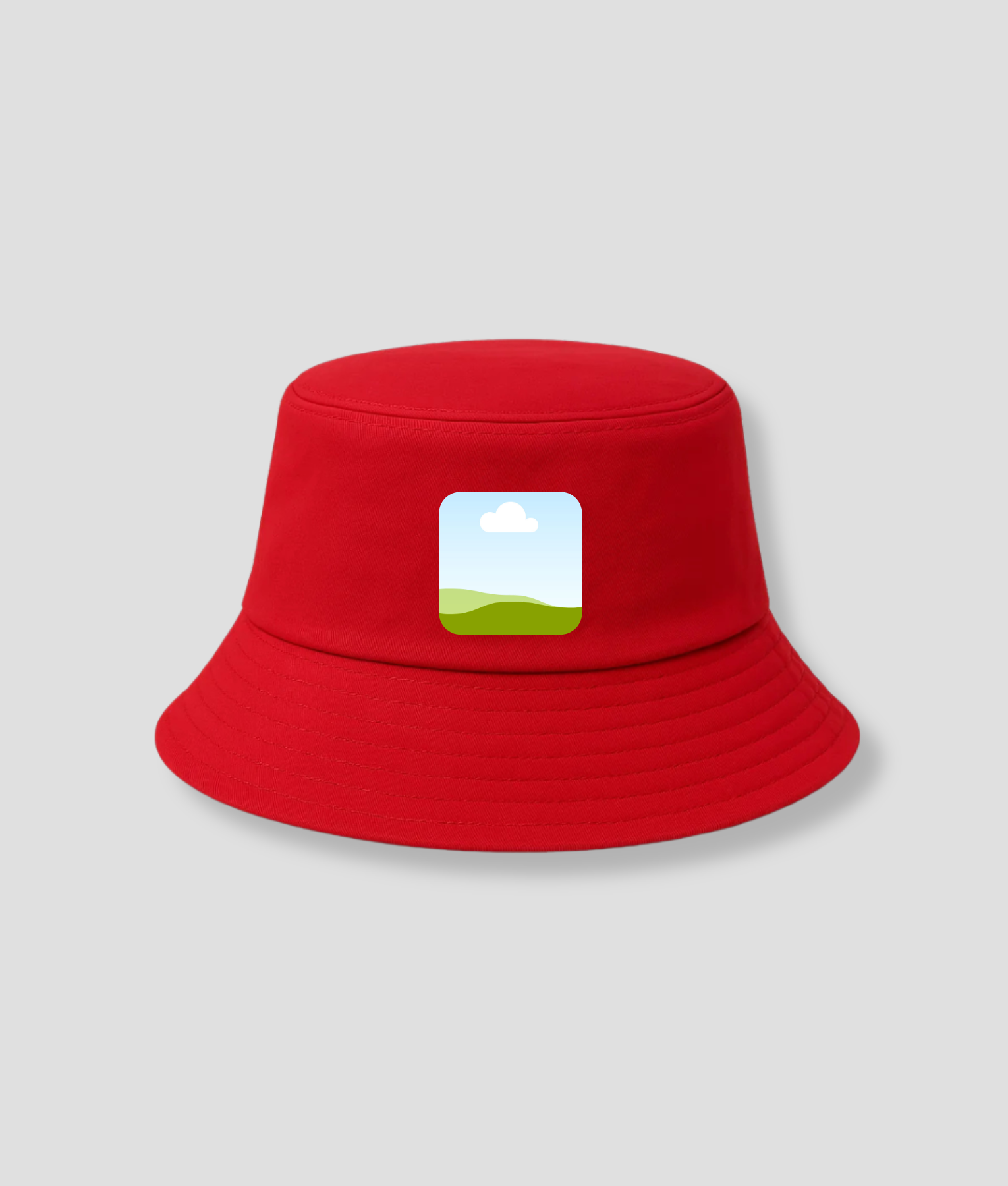 rode buckethat eigen foto
