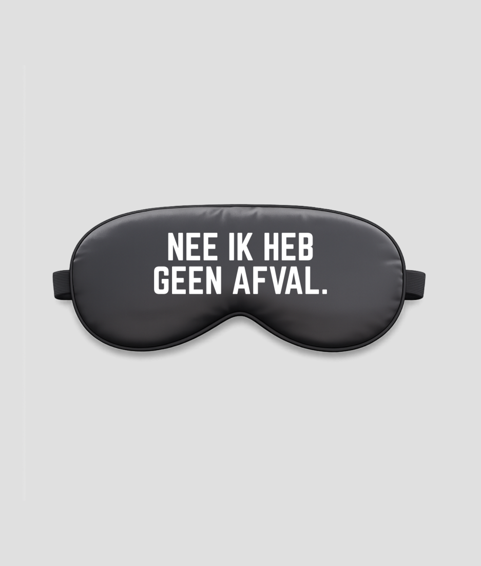 slaapmasker grappige tekst