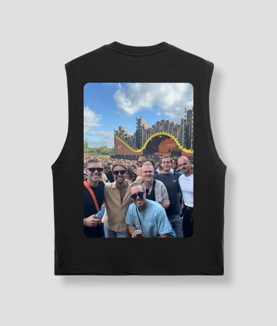 tank top oversized met eigen foto