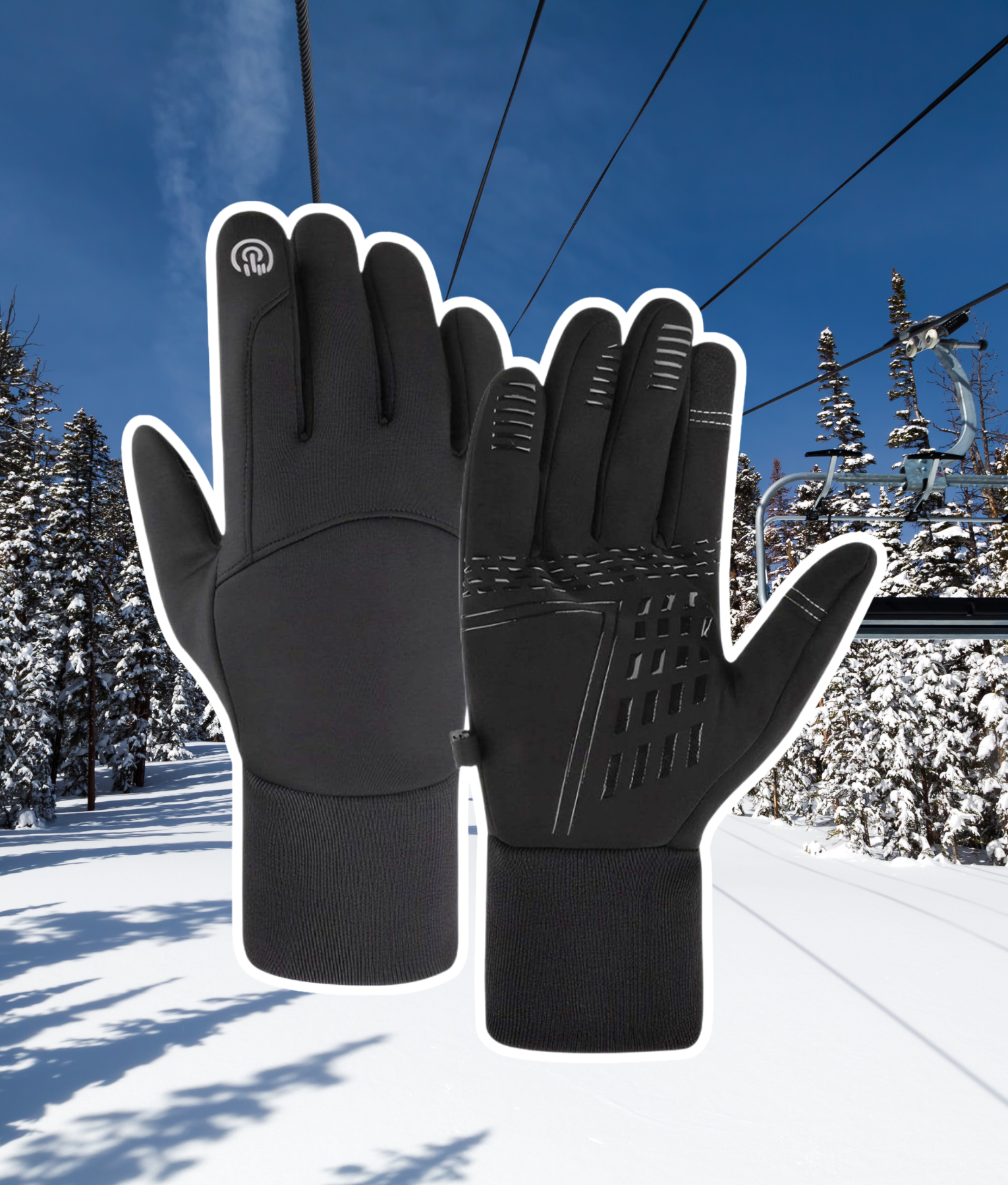warme ski handschoenen