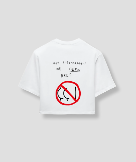 Geen reet croptop