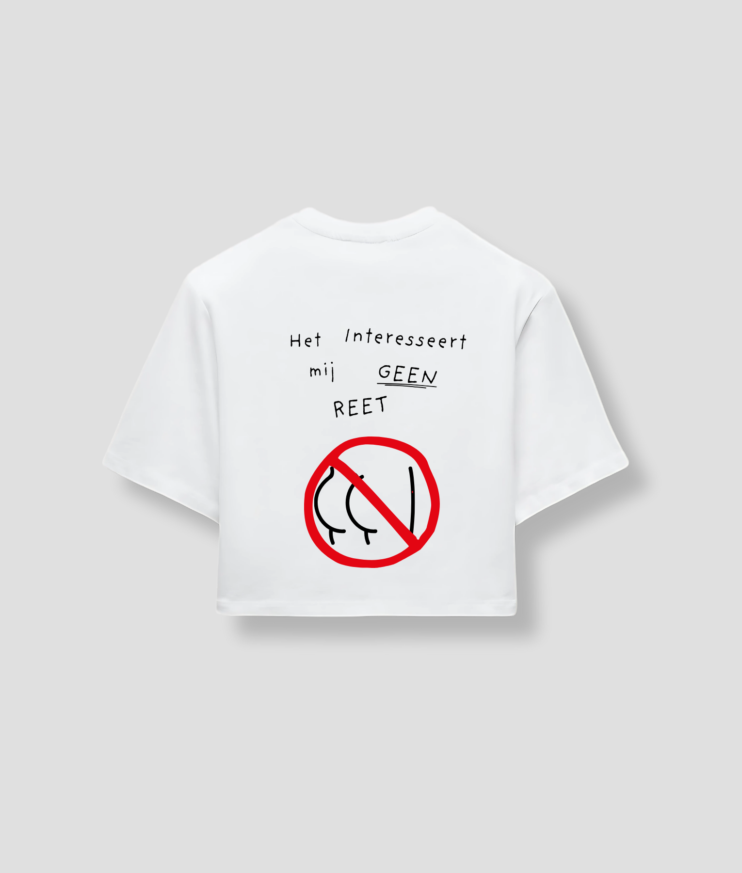 Geen reet croptop