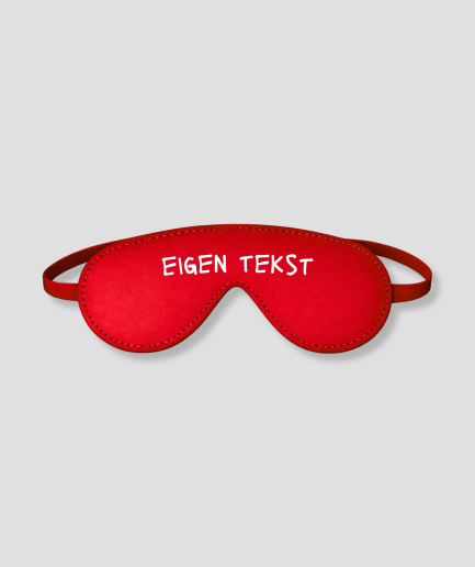 Masker met eigen tekst