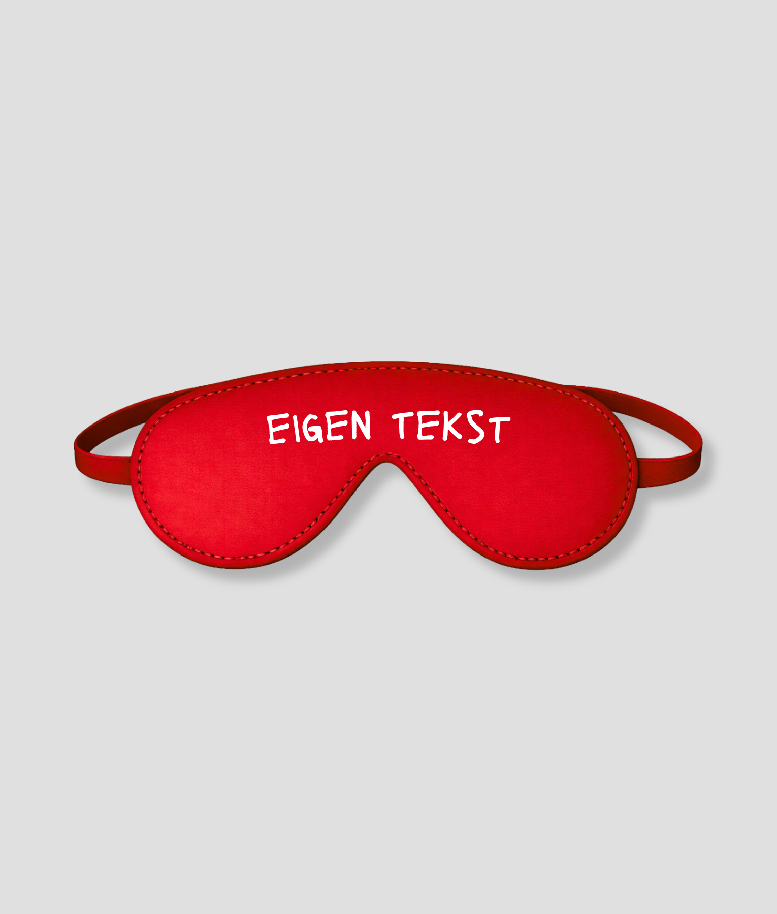 Masker met eigen tekst