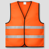 Voorkant oranje hesje