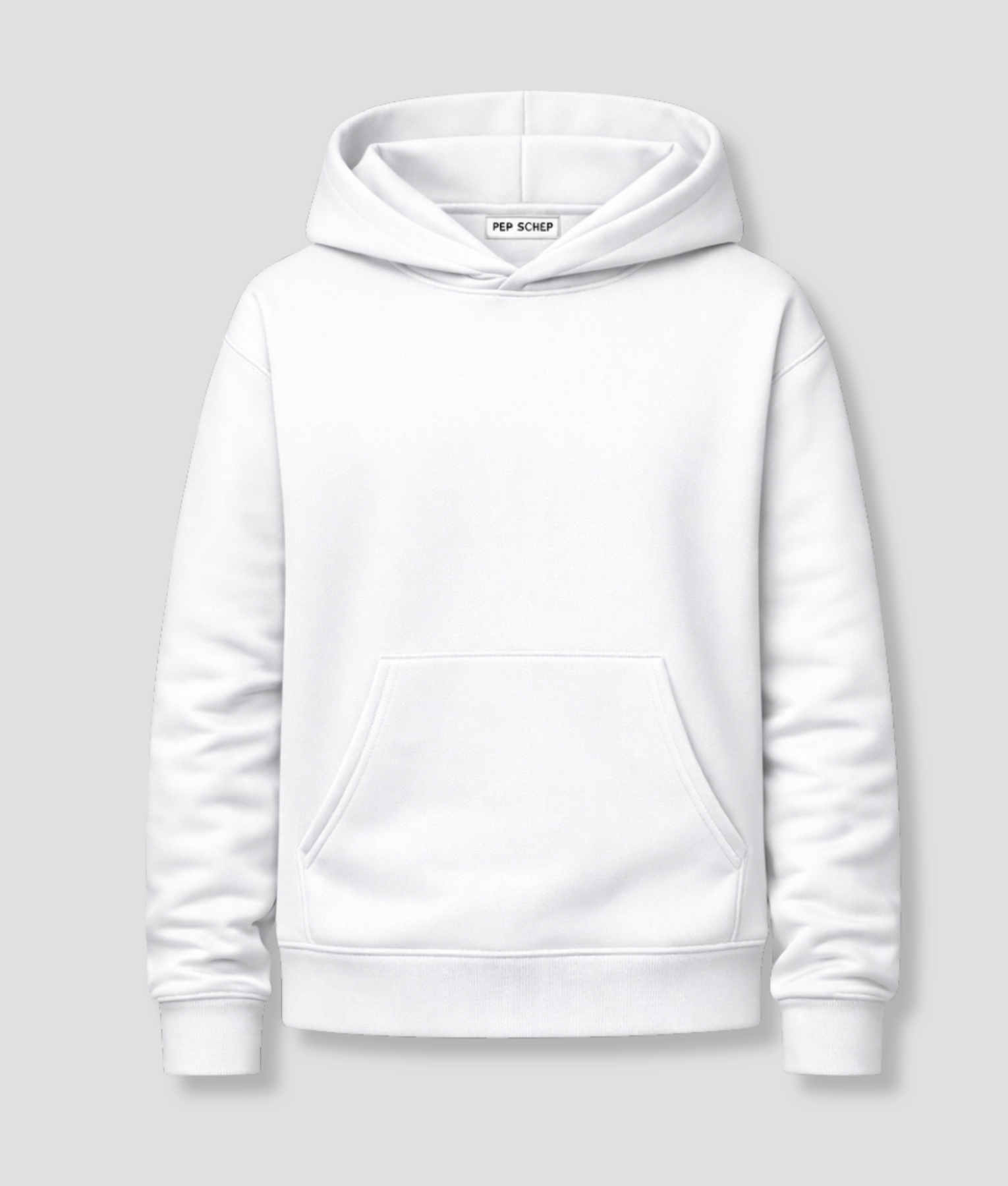 Witte hoodie - voorkant - festival kleding
