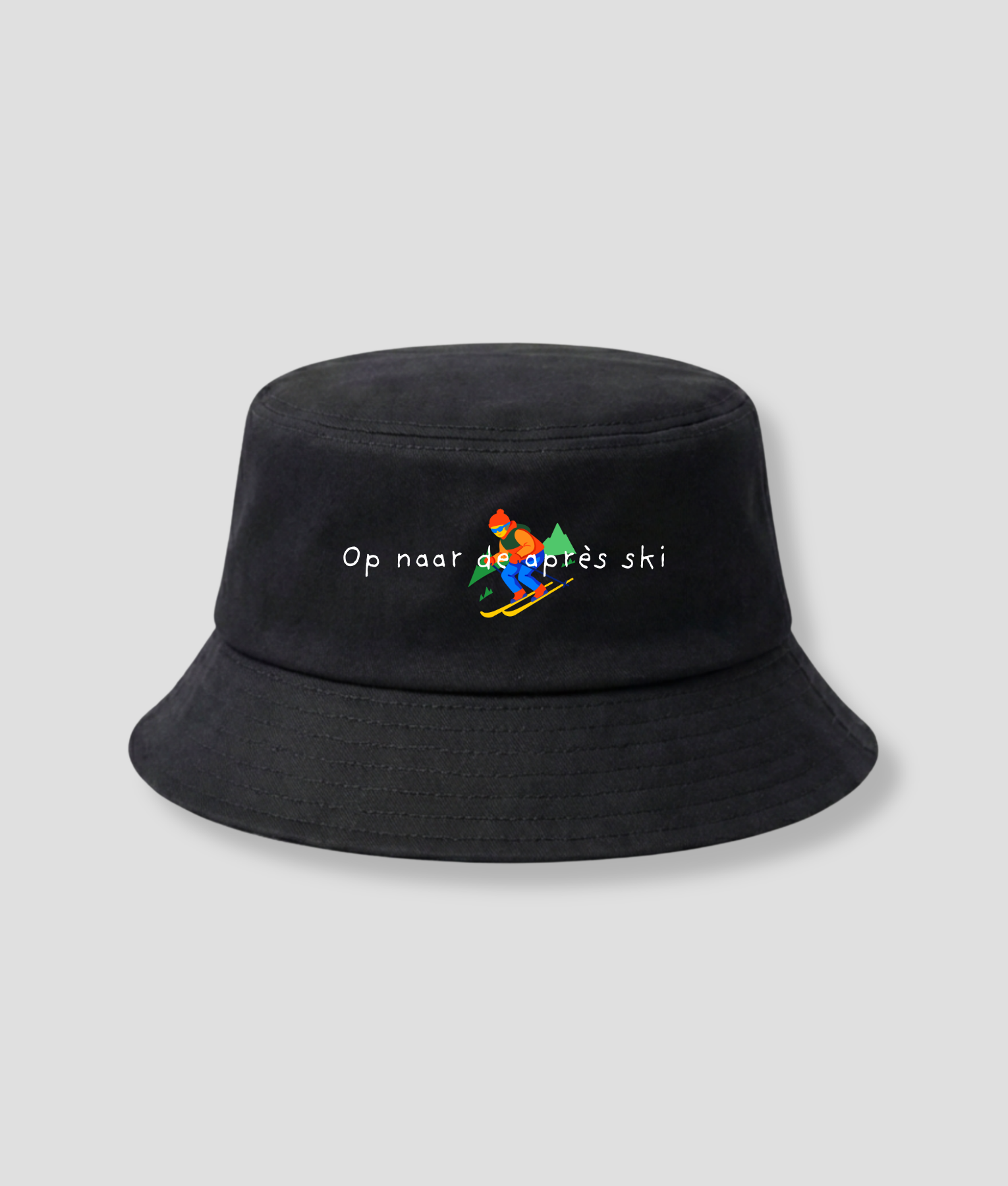buckethat hoed voor de wintersport
