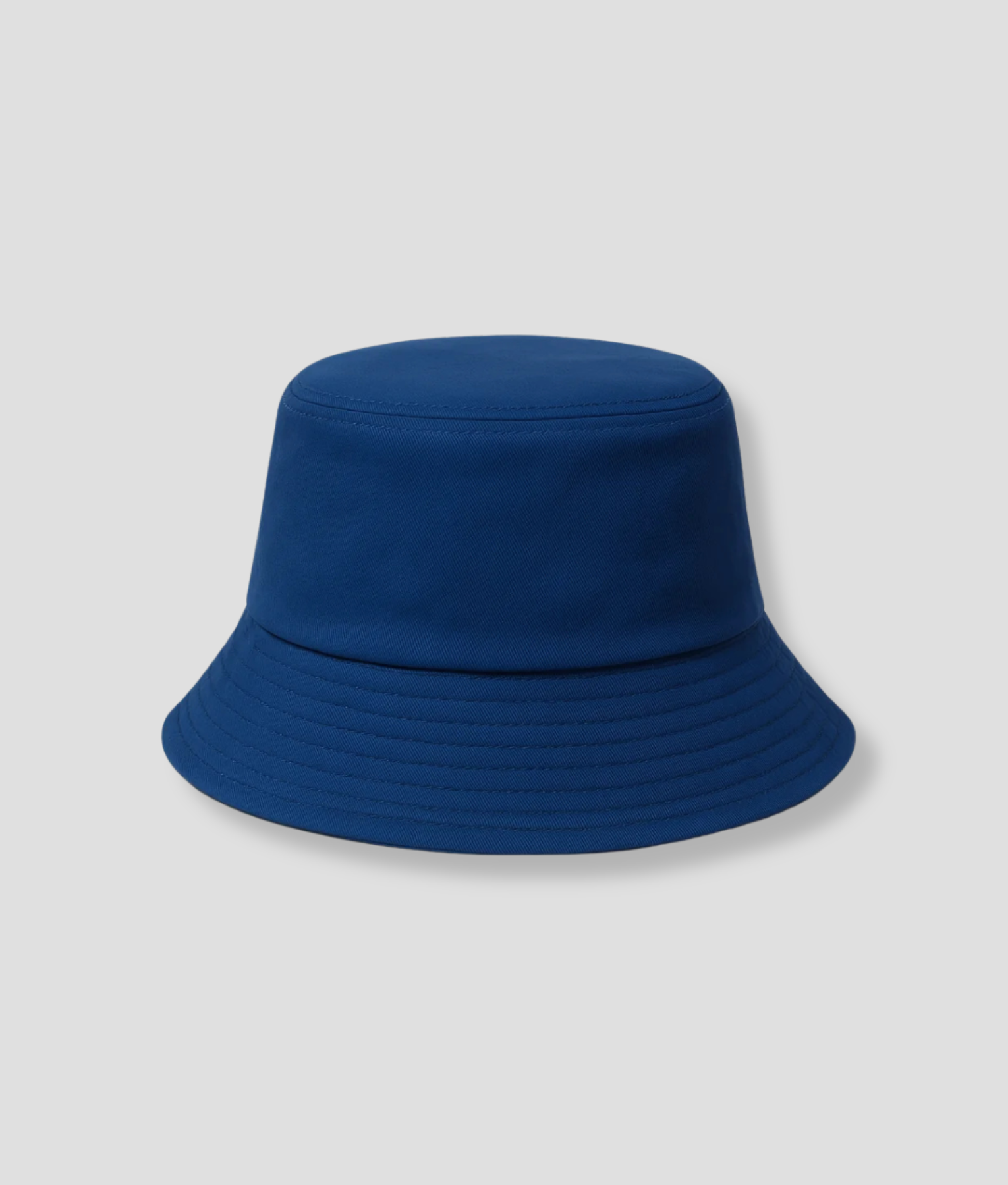 Effen donkerblauwe bucket hat