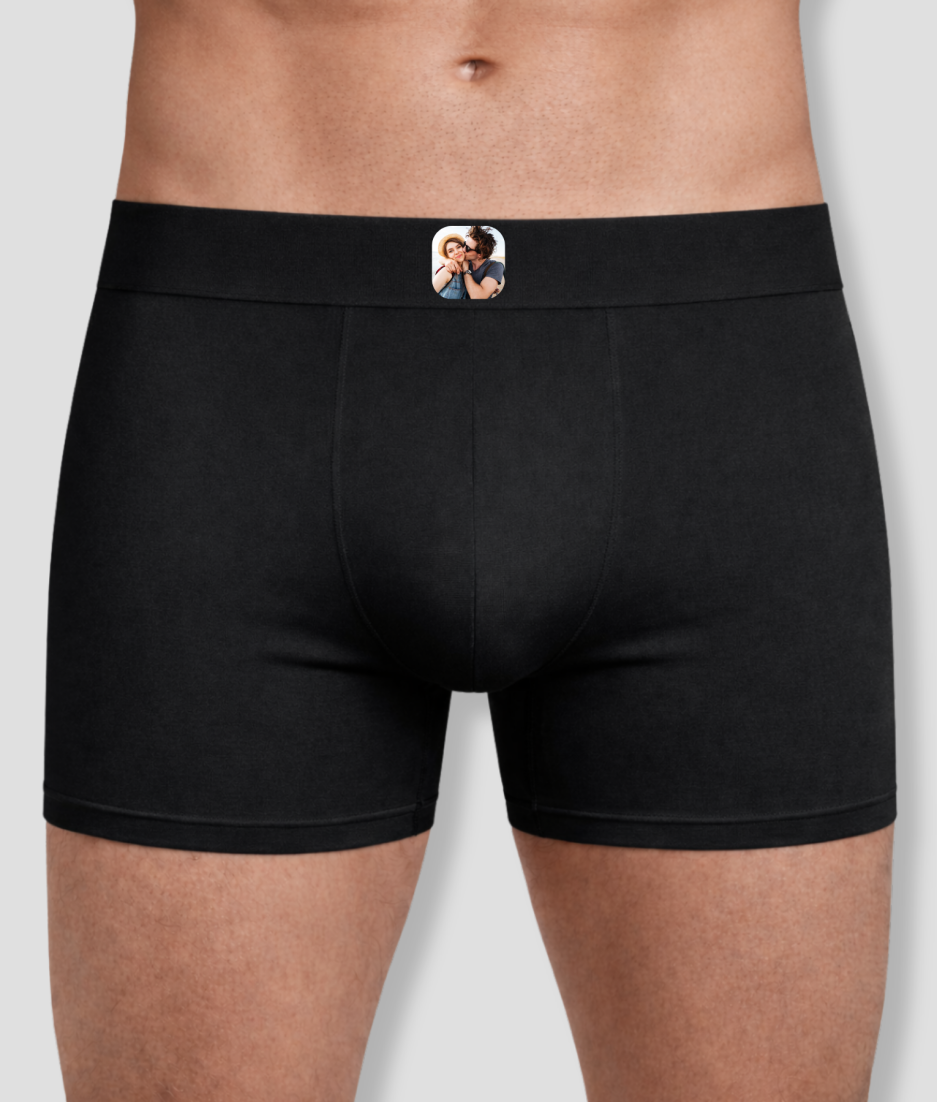 foto op mannen boxer