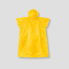 gele wegwerp ponchos
