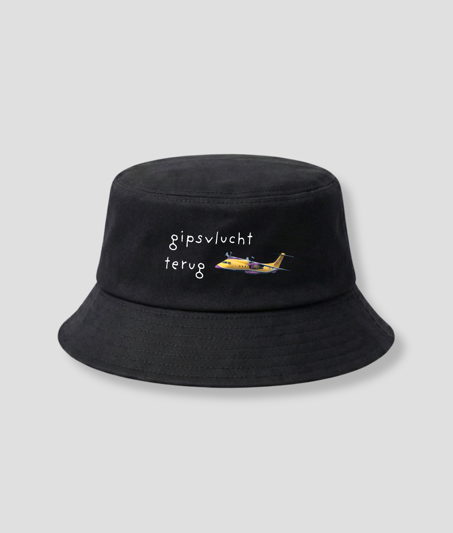 gipsvlucht terug buckethat
