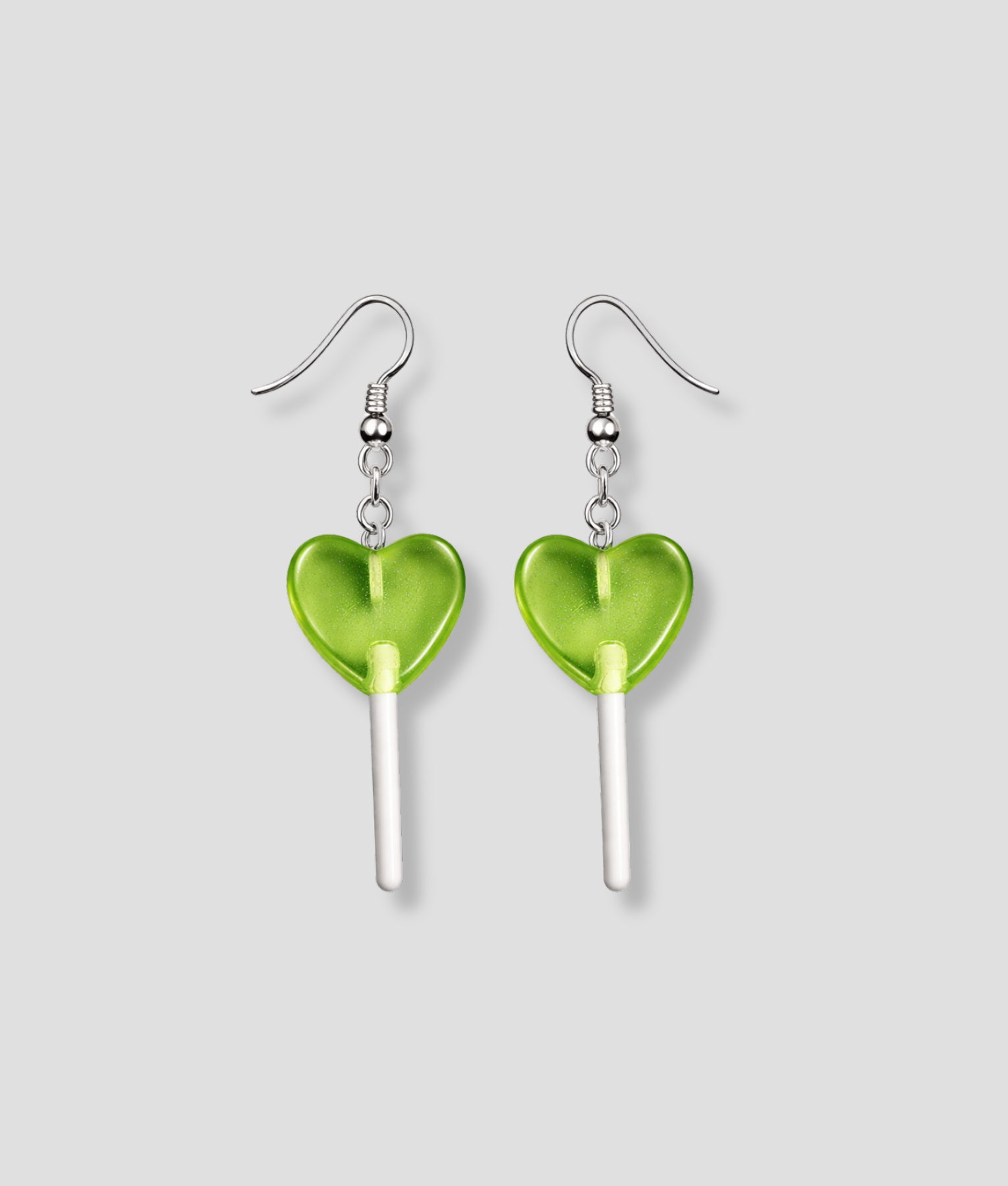 groene lolly oorbel