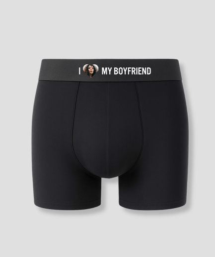 i love my boyfriend onderbroek eigen foto