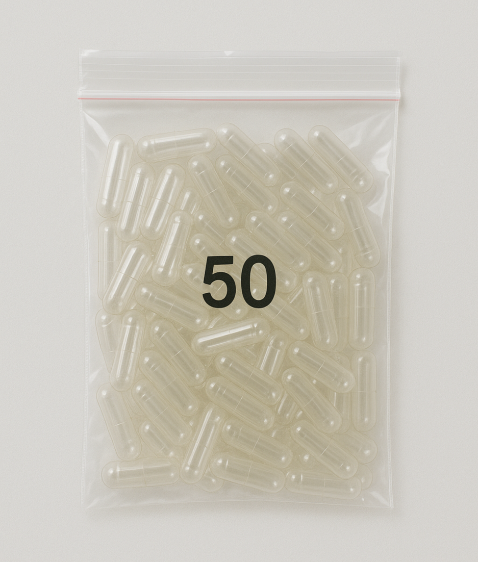 maat 1 lege capsules